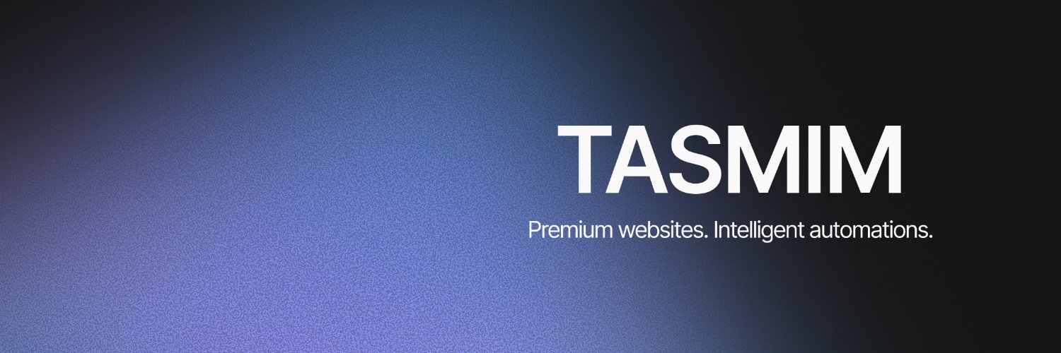 tasmim_io's profile banner image