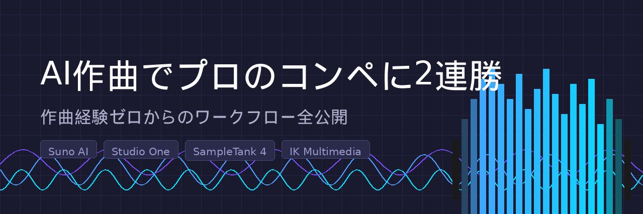レオ｜AI作曲でコンペ2連勝 banner