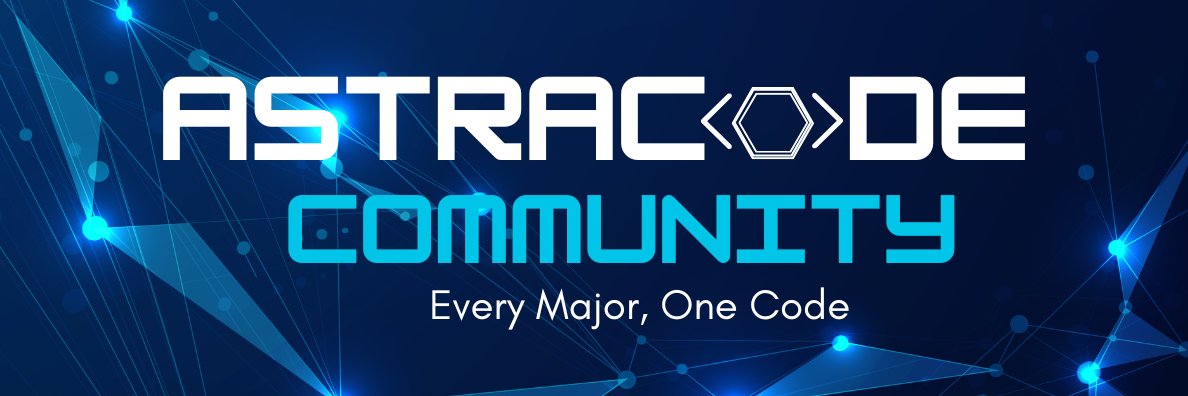 AstraCode Community banner