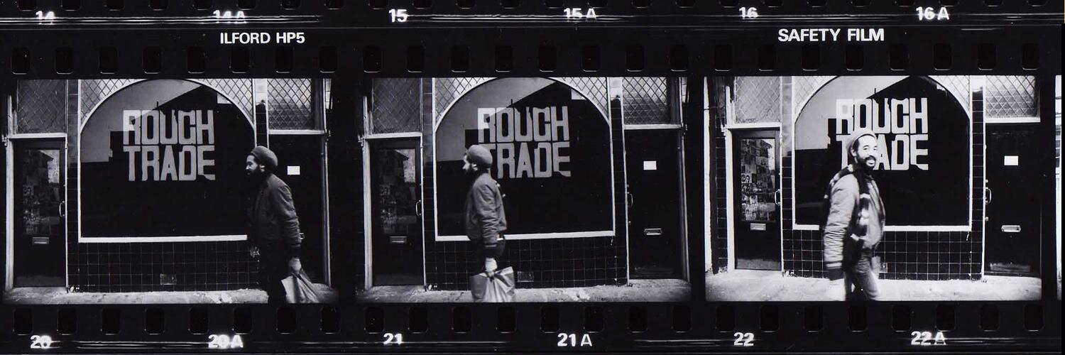 Rough Trade's banner