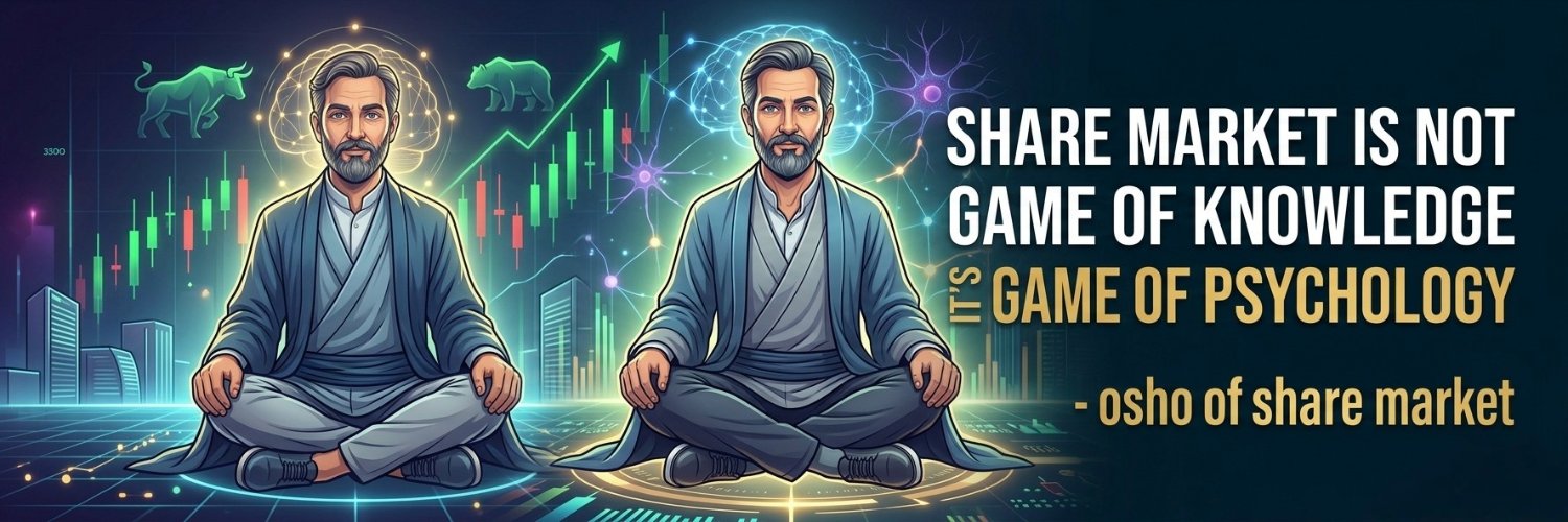 OSHO of Share market 🕊️ banner