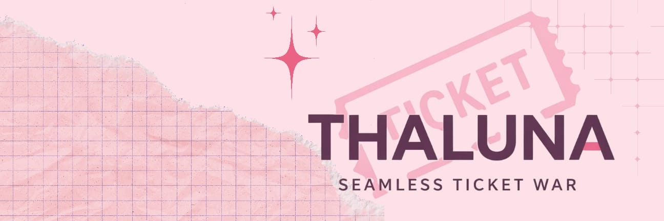 Thaluna Ticketing Service banner