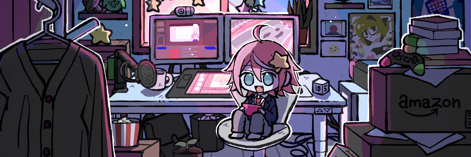 南星ぽぽ🌟Twitch banner