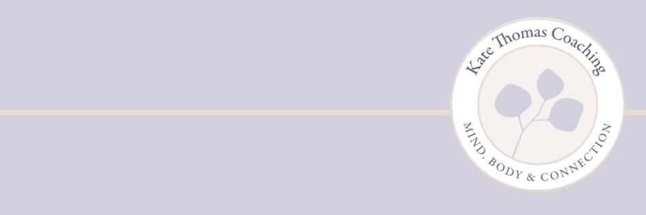 Kate Thomas Coaching banner