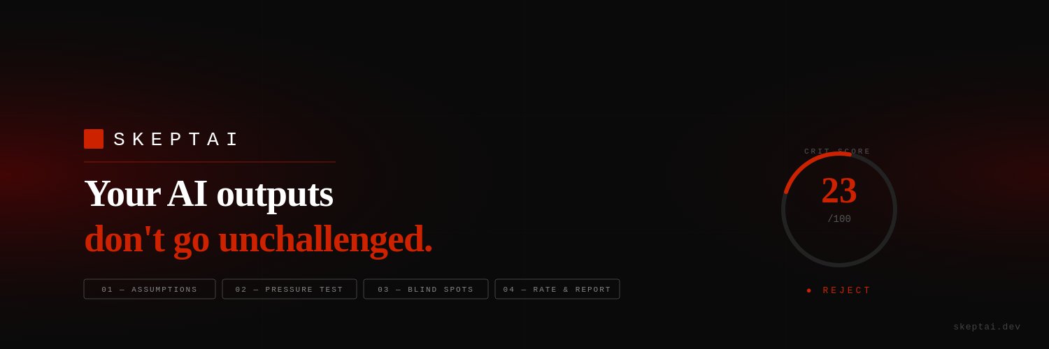 SkeptAI banner