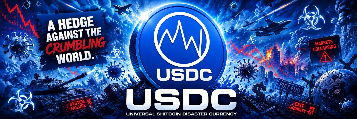 Universal Shitcoin Disaster Currency banner