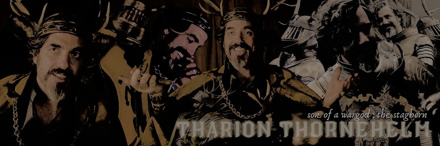 𝑻𝐇𝐀𝐑𝐈𝐎𝐍, ᵗʰᵉ 𝐒𝐓𝐀𝐆𝐁𝐎𝐑𝐍𝐄. banner