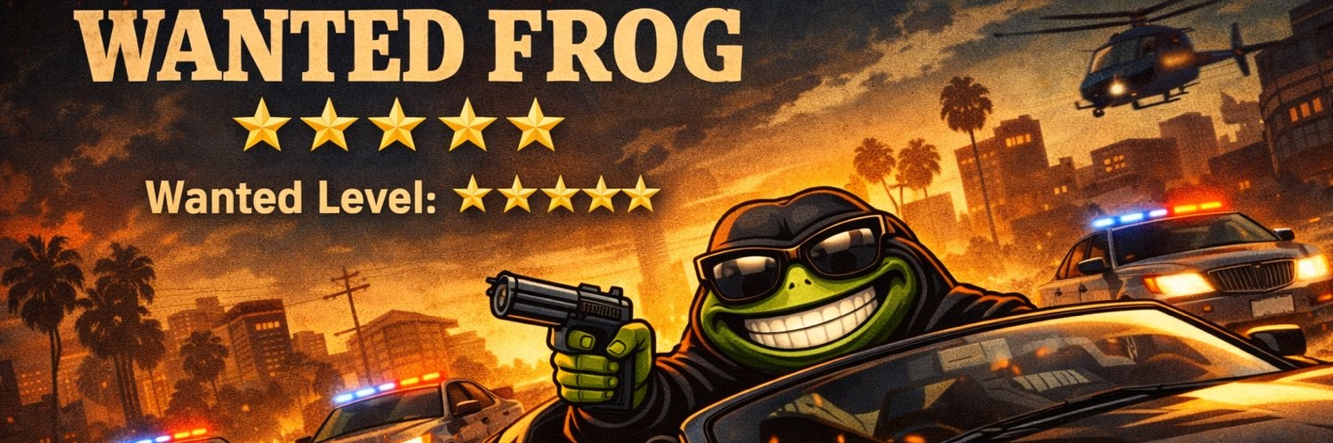 Wanted Frog 🐸 banner