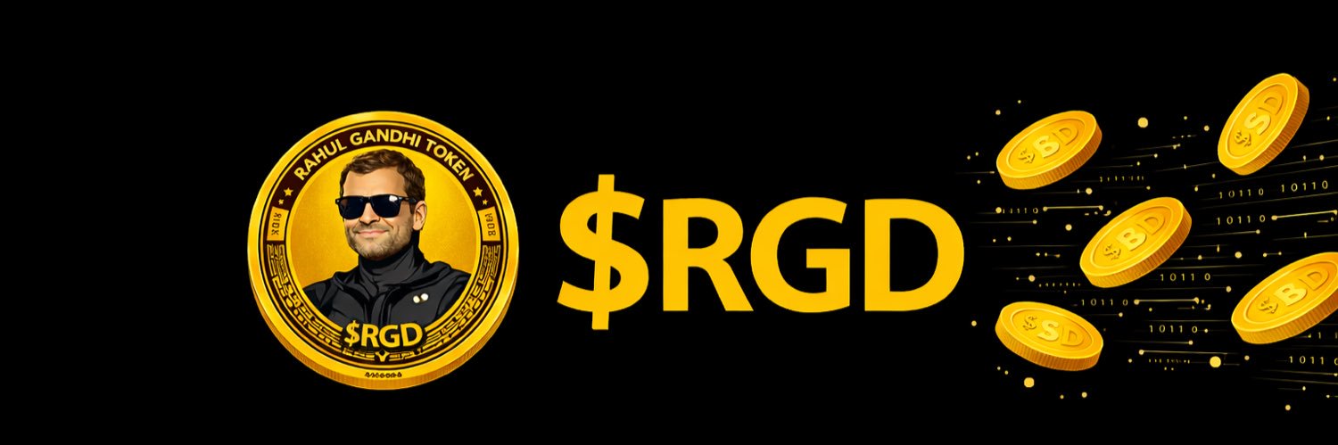 $RGD (Rahul Gandhi Token) banner