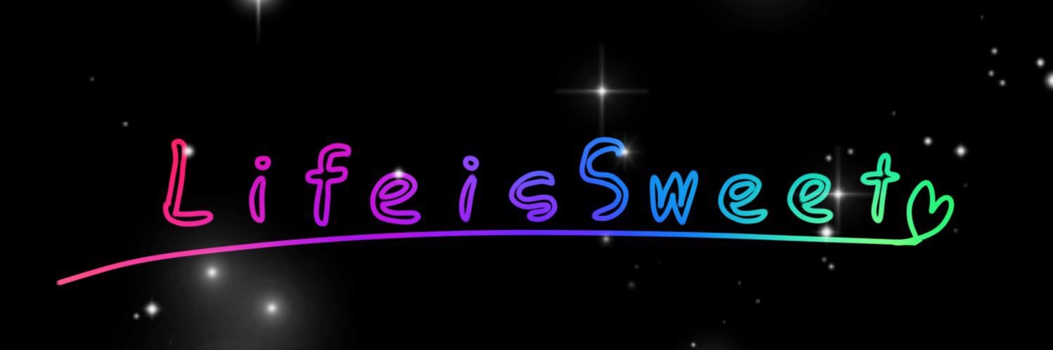 Life is sweet banner