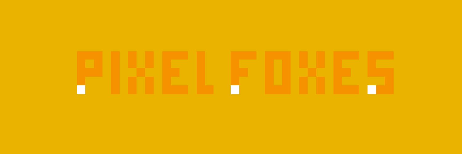 Pixel Foxes Sales banner