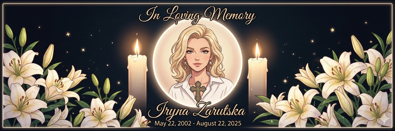 Iryna 🕊️ banner