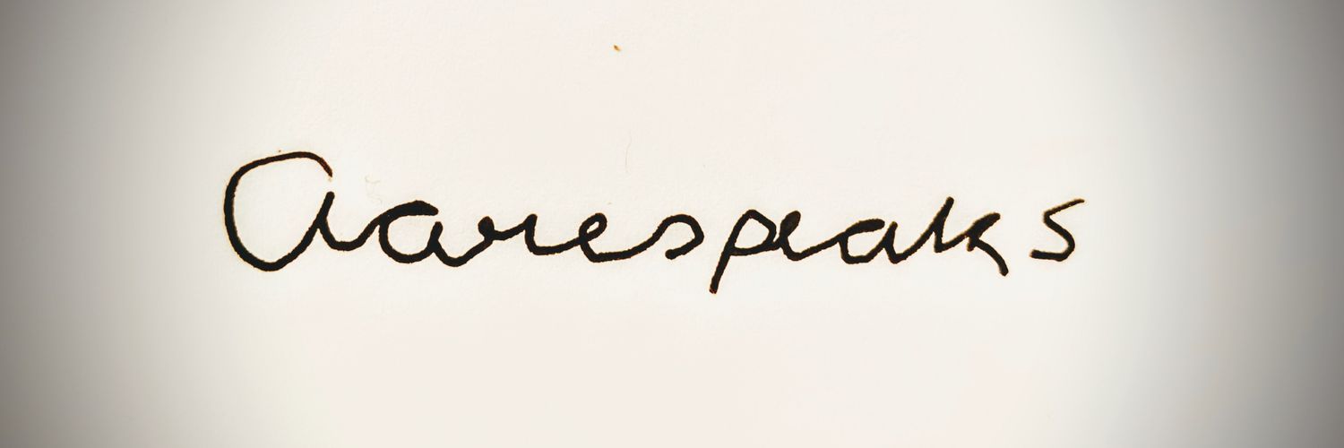 aarespeaks's profile banner image