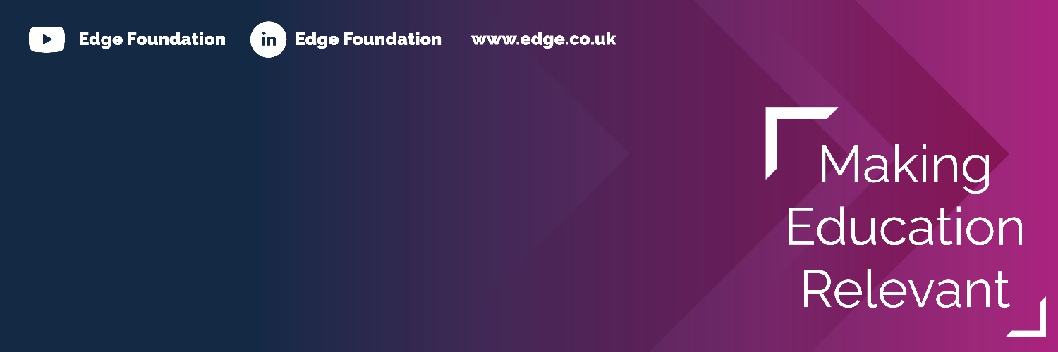 The Edge Foundation's banner