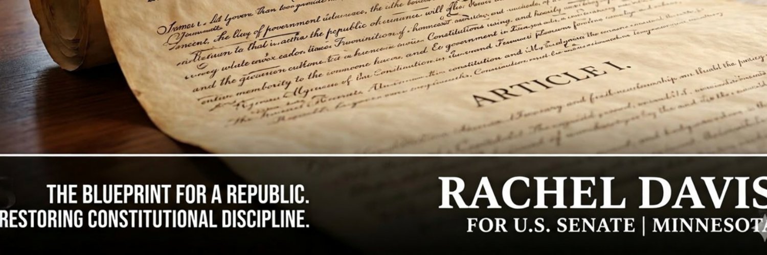 Rachel Davis for US Senate banner