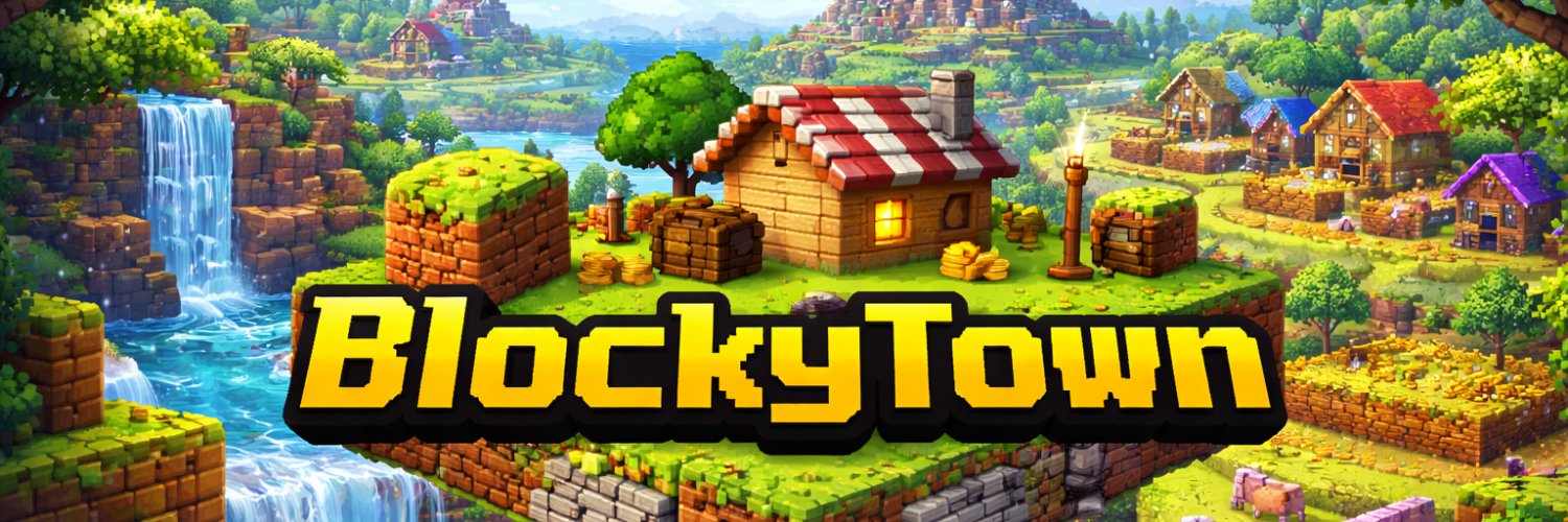 Blocky Town banner