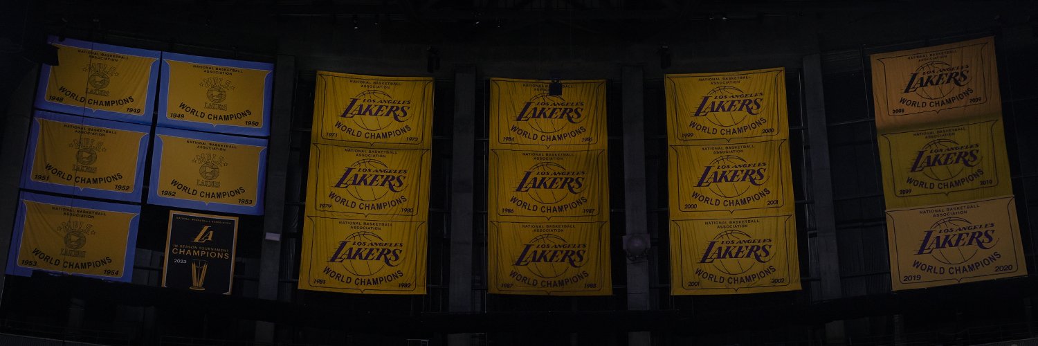 Twitter banner for @Lakers