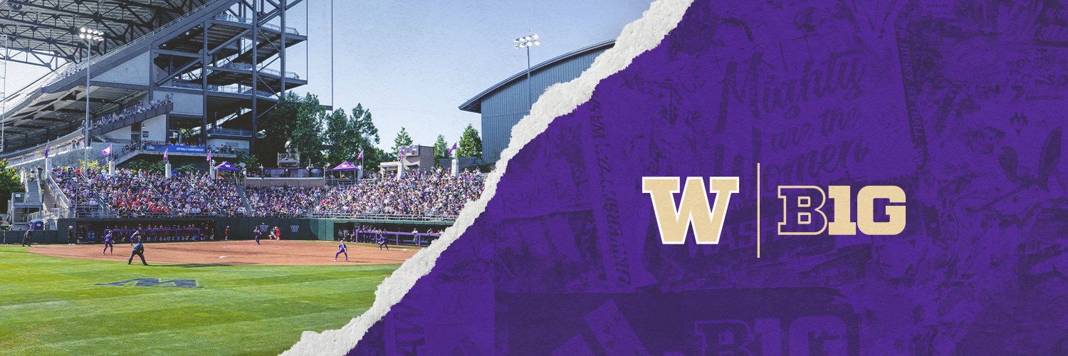 Washington Softball's banner