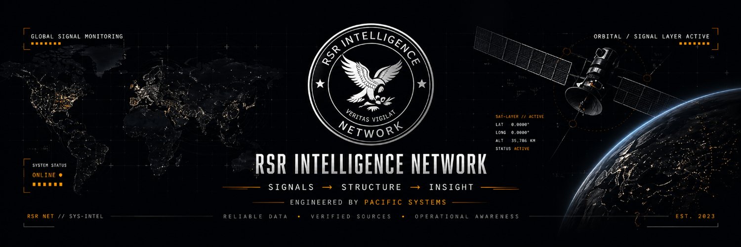 RSR INTELLIGENCE NETWORK banner
