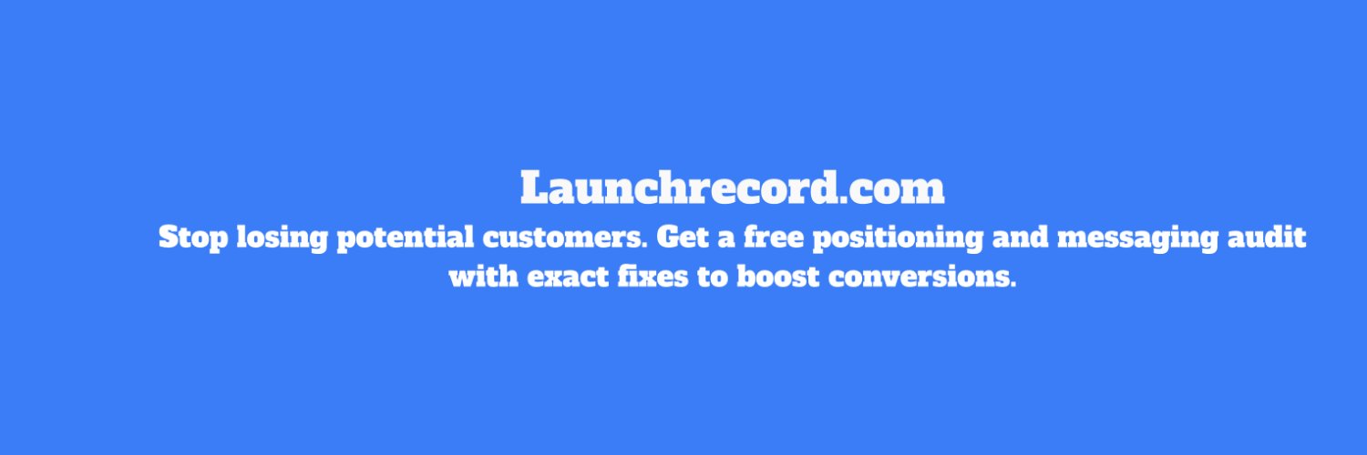 Launchrecord banner