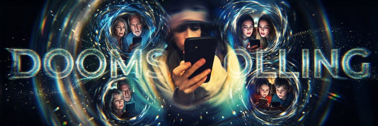 Doomscrolling banner