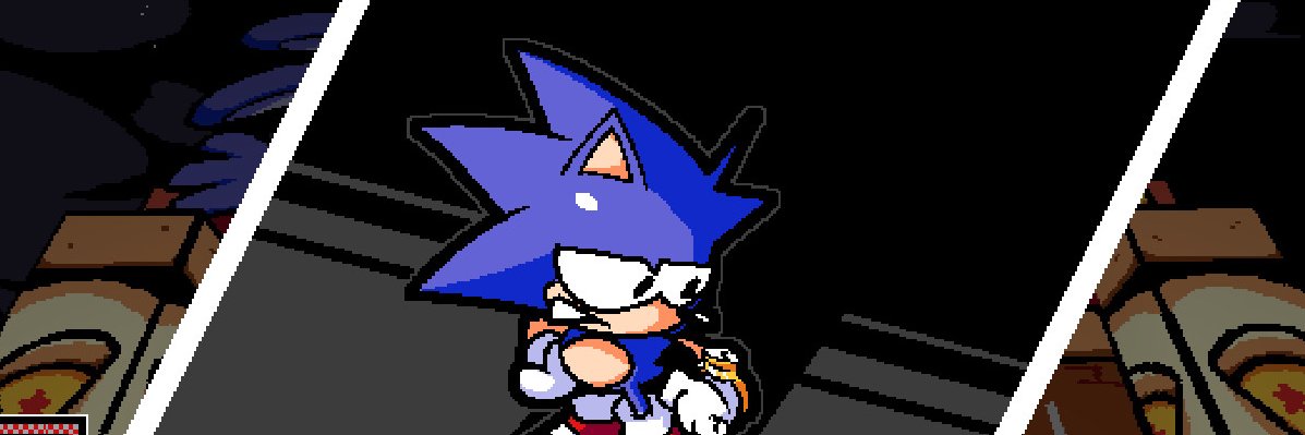 Sonic in Freakbears banner