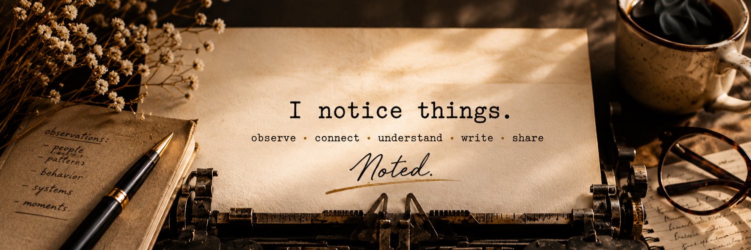 NotedBySarah's profile banner image