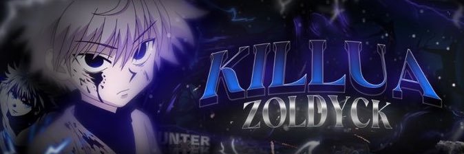 ZOLDYCK 💙⚡️ banner