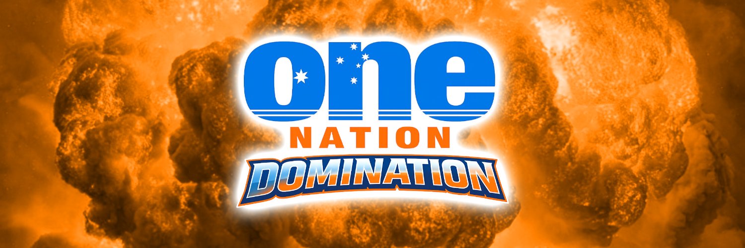 One Nation Domination banner