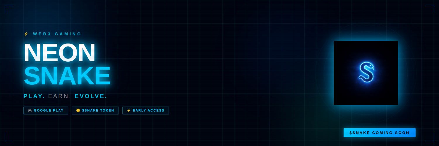 NeonSnakeGame banner