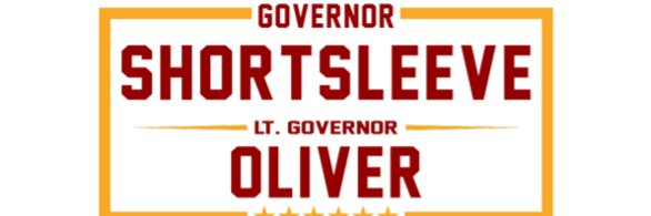 Shawn Oliver for Lt. Governor banner
