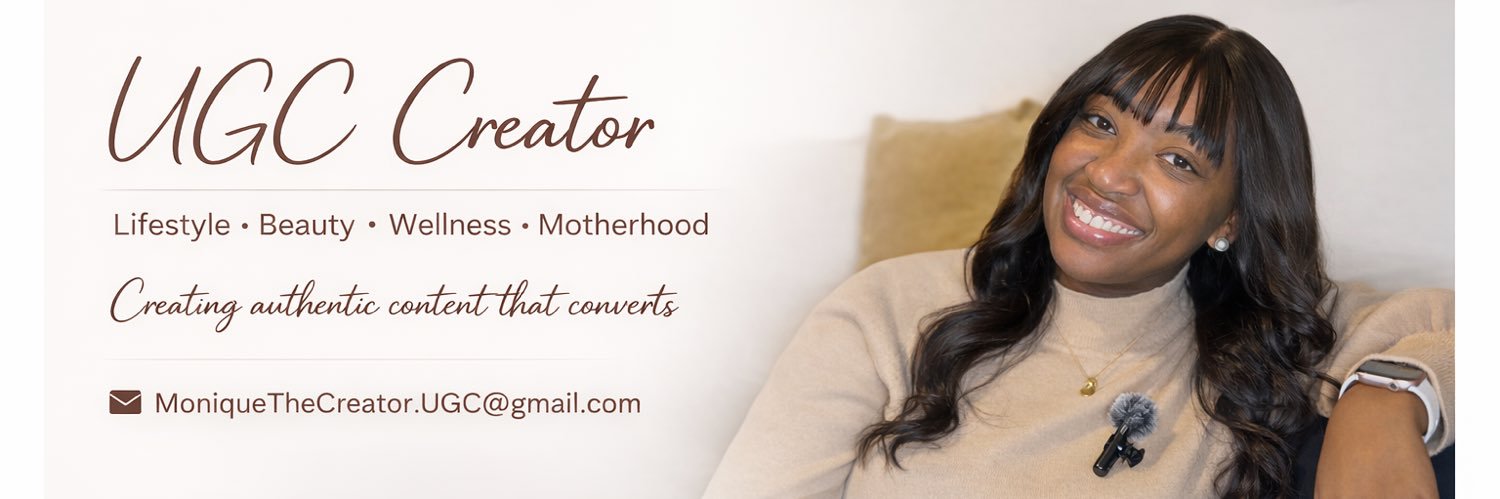 Monique Sullivan | UGC Creator banner