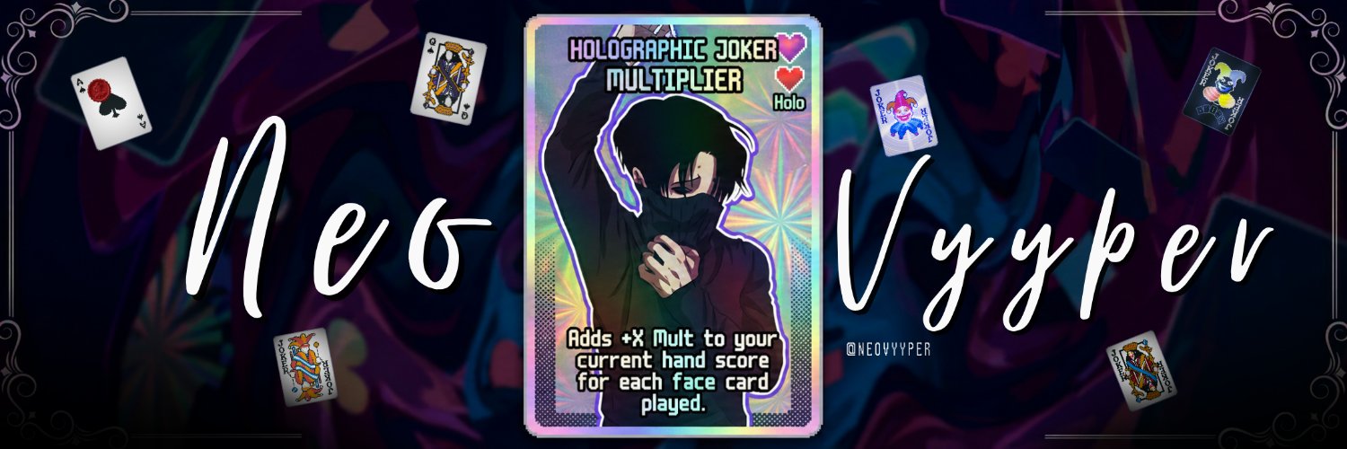NΣO ✯⋆˙♢🃏 banner