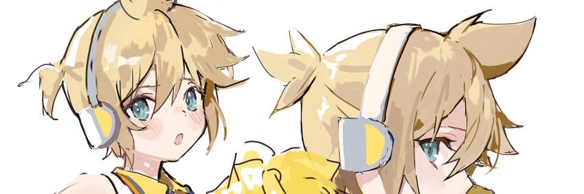 🎶 💛 ᴋᴀɢᴀᴍɪɴᴇ ʟᴇɴ 💛 🎶 banner