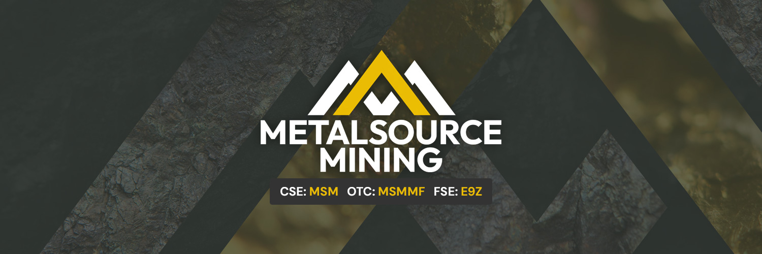 Metalsource Mining Inc. banner