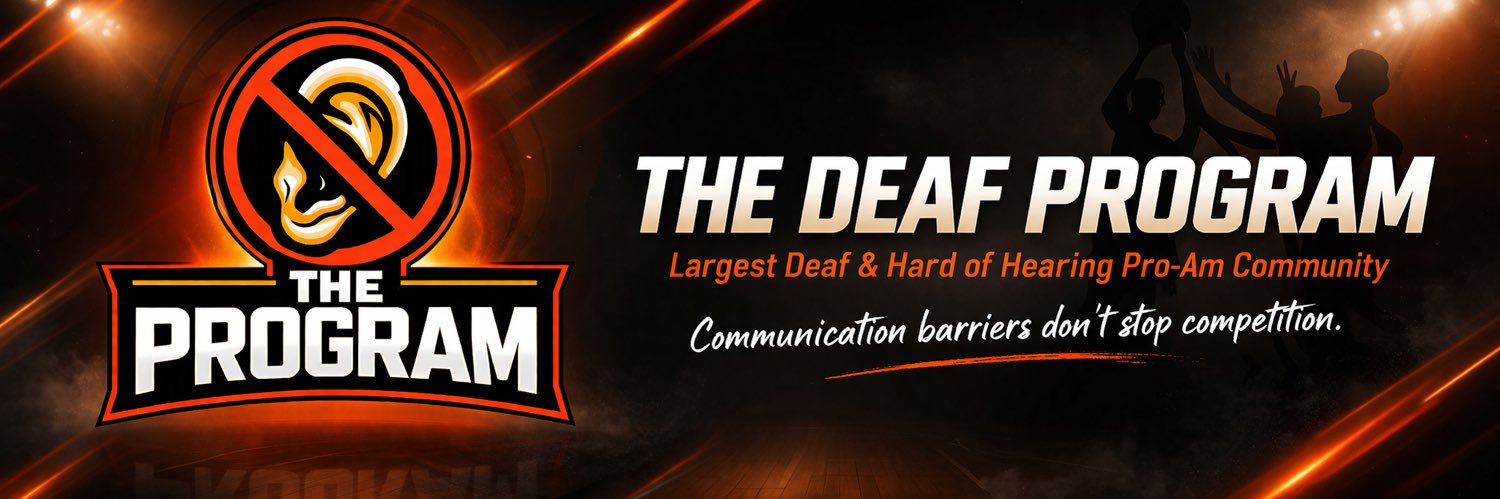 The Deaf Program banner