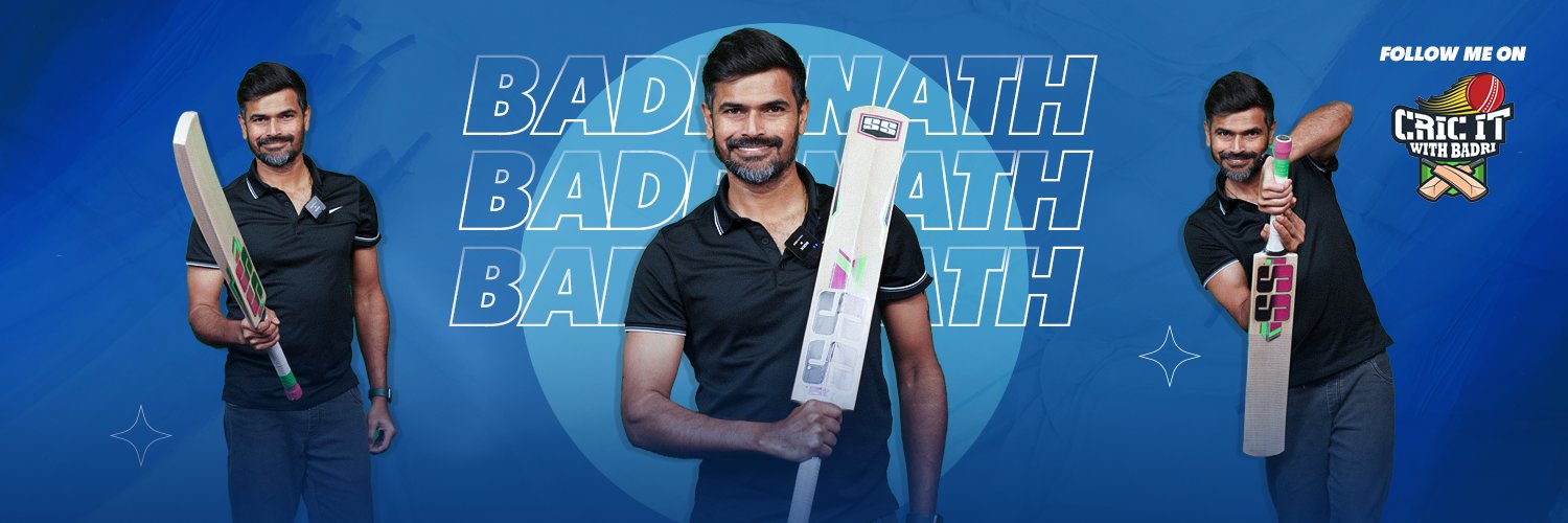 S.Badrinath's banner