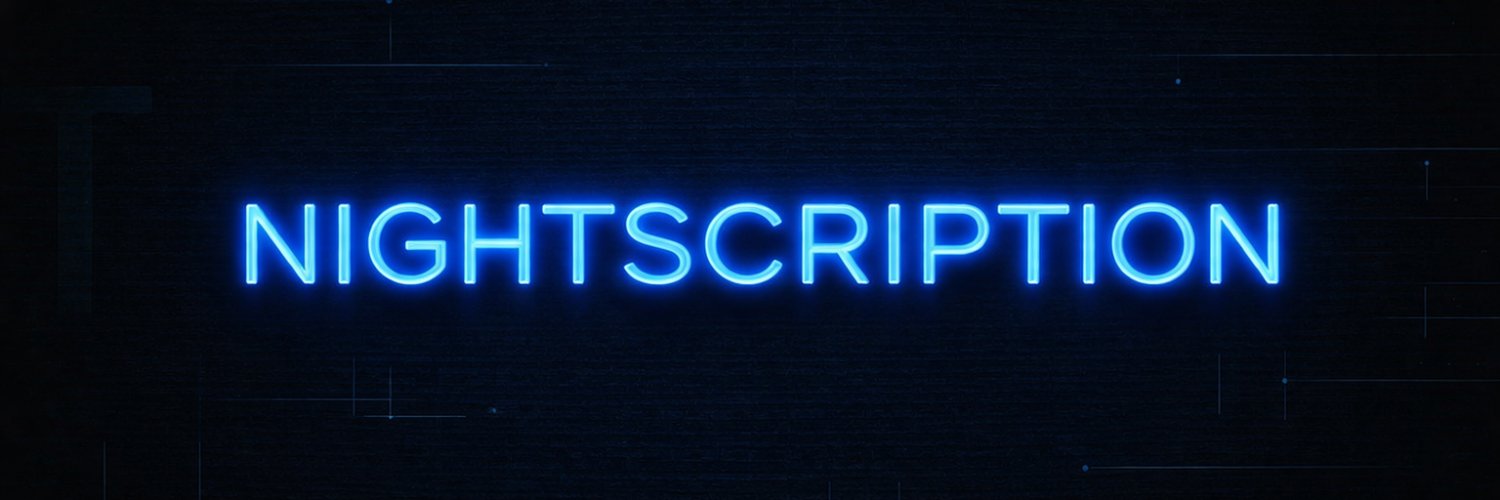 Nightscription banner