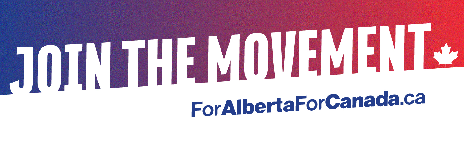 For Alberta For Canada banner