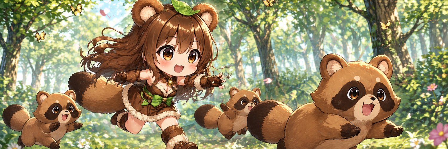 たぬきち🍃　AIイラスト・動画を作りたい🔰 banner