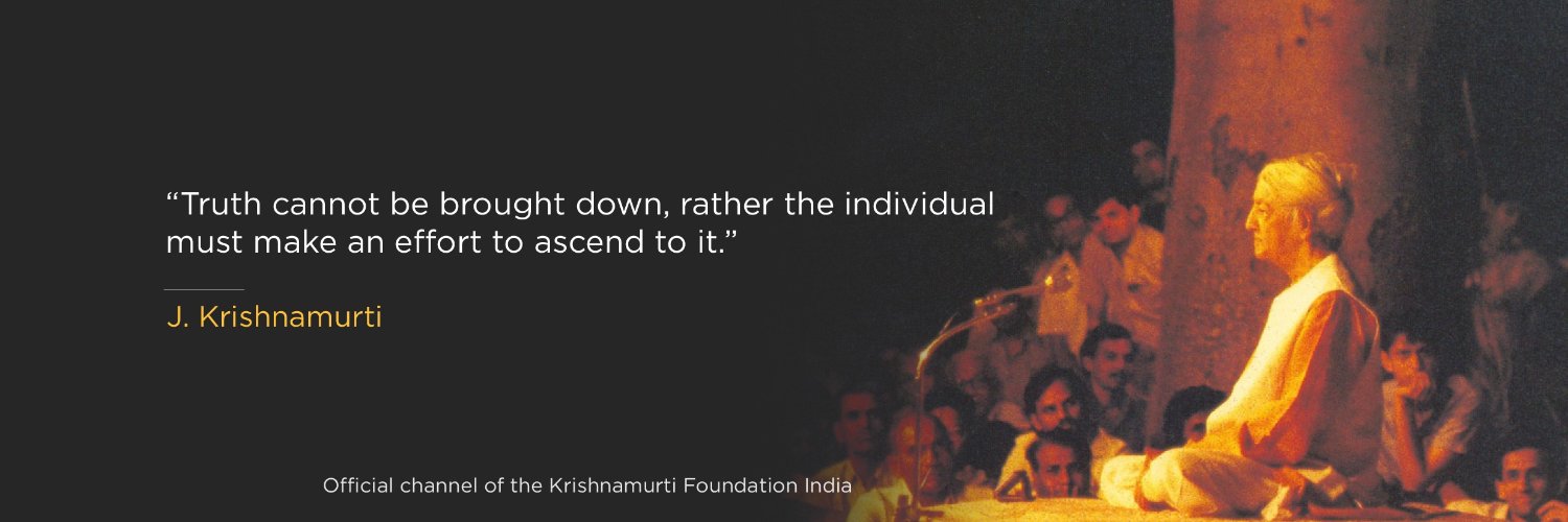 Krishnamurti banner