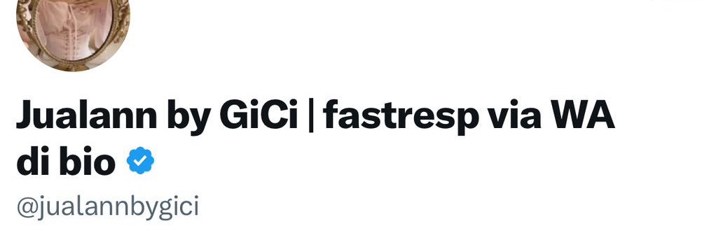 GICI BACK UP / FAST RESPONSE VIA WA DI BIO banner