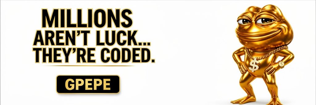 GoldenPepeCoin banner