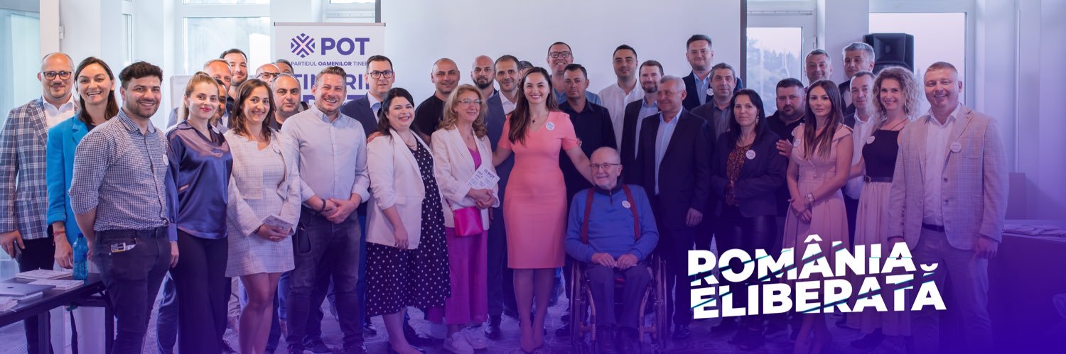 Partidul Oamenilor Tineri banner