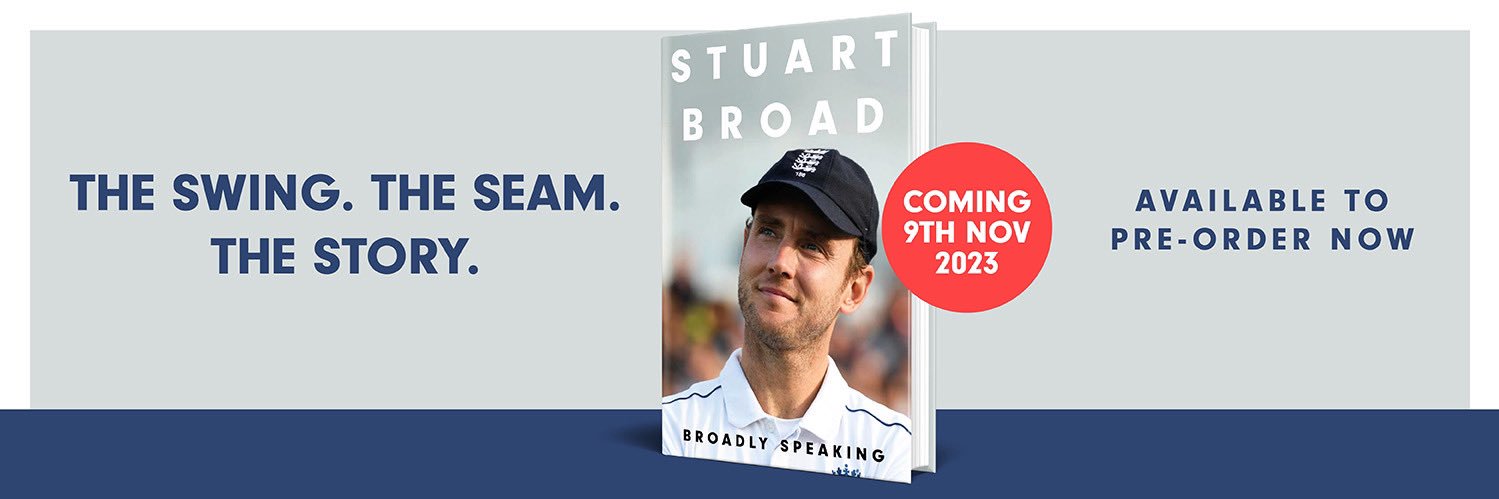 Stuart Broad's banner