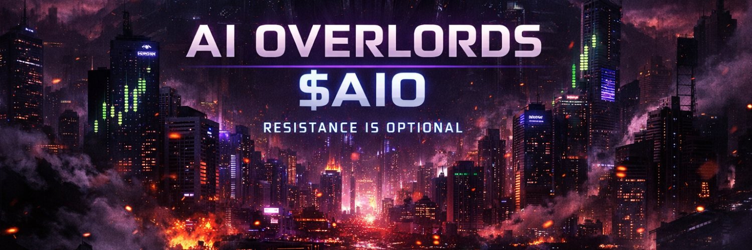 AI Overlords $AIO banner