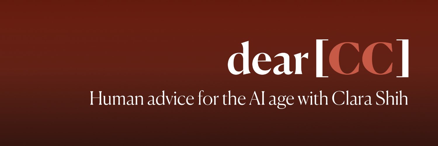 dear CC, human advice for the AI age banner