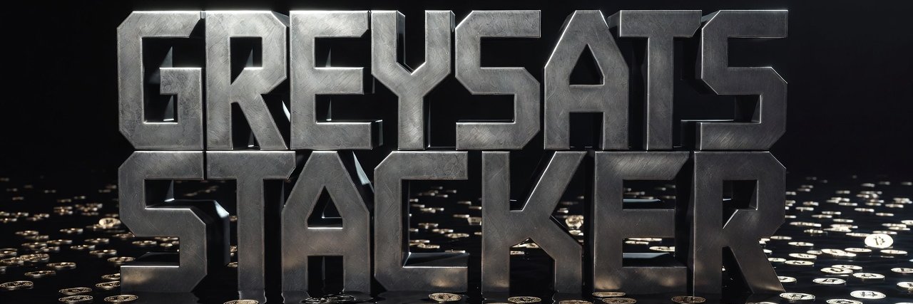 The Grey Sats Stacker banner