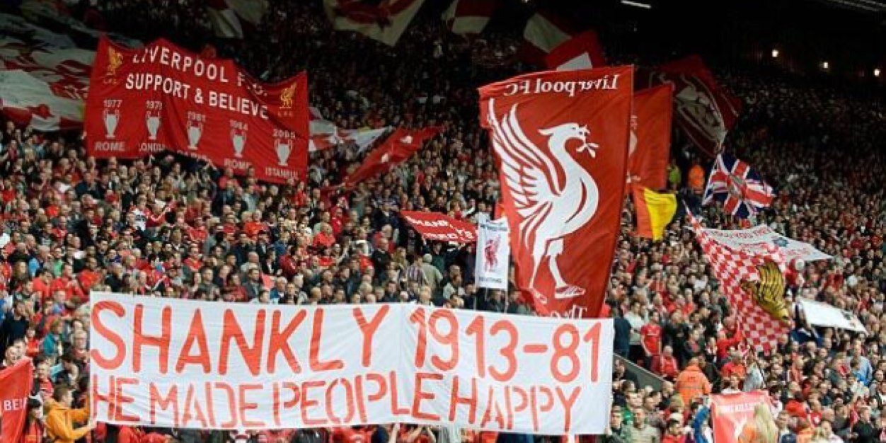 Up the reds! banner