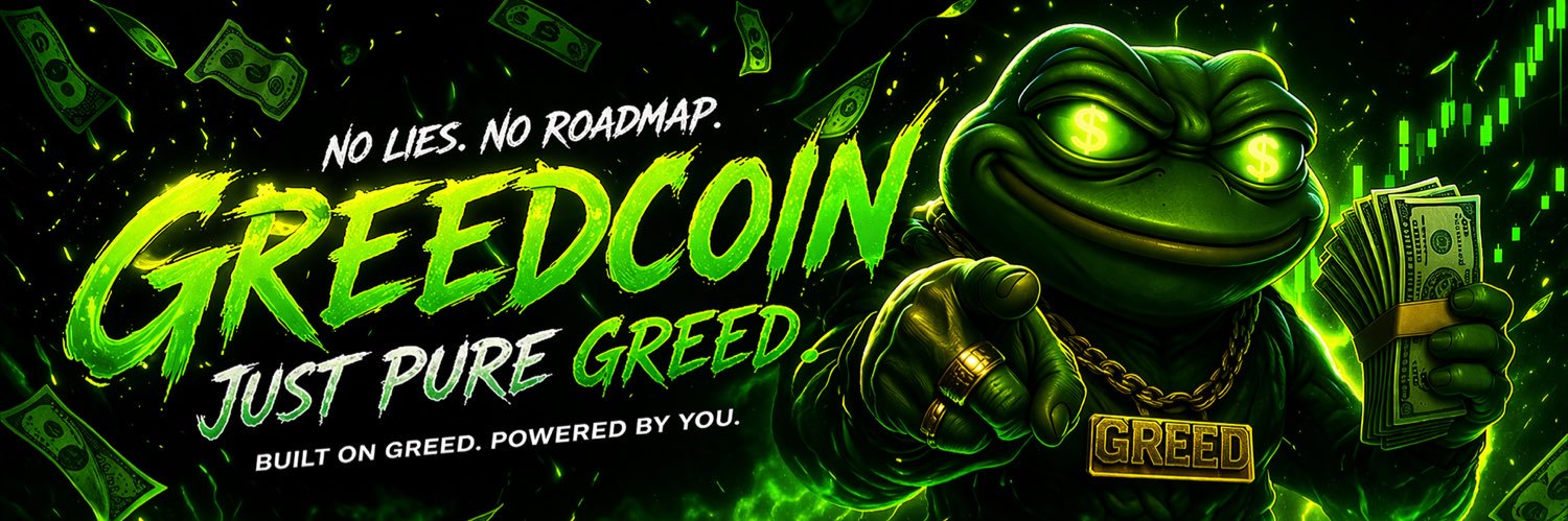 Greed banner